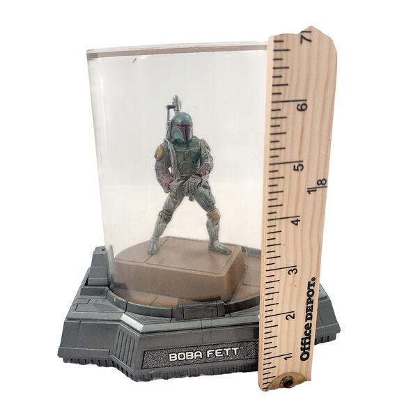 Star Wars Boba Fett Action Figure Figurine Diecast Titanium Series Display Case - Picture 2 of 9